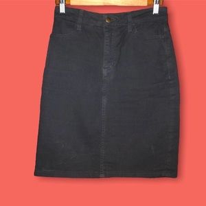 AMERICAN APPAREl Grey Denim Skirt